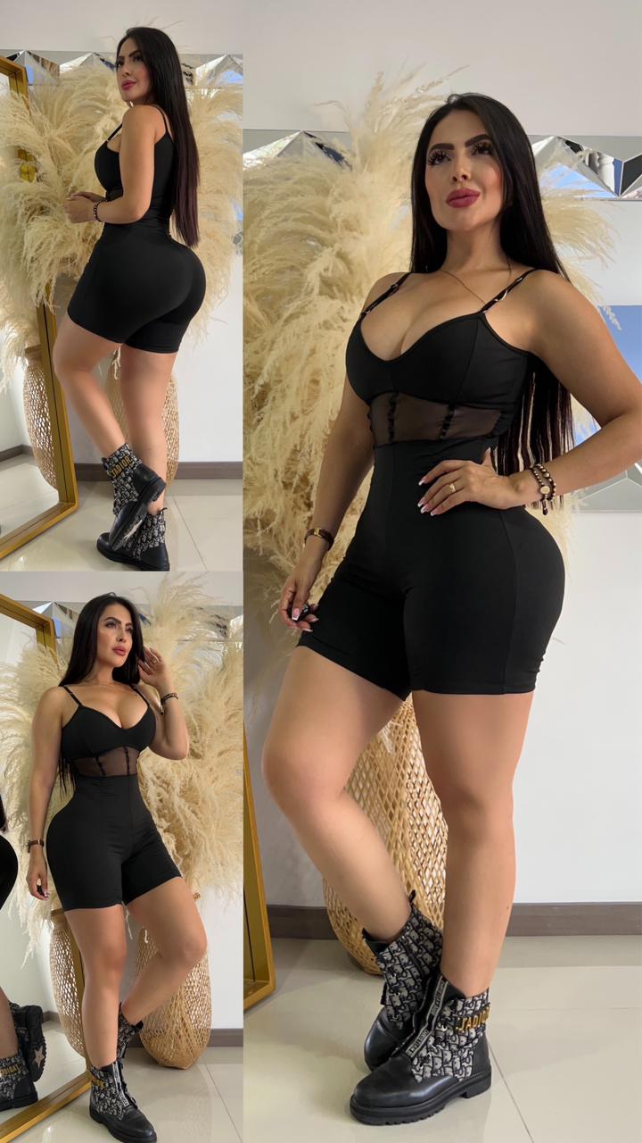 Enterizo Corto Tiras