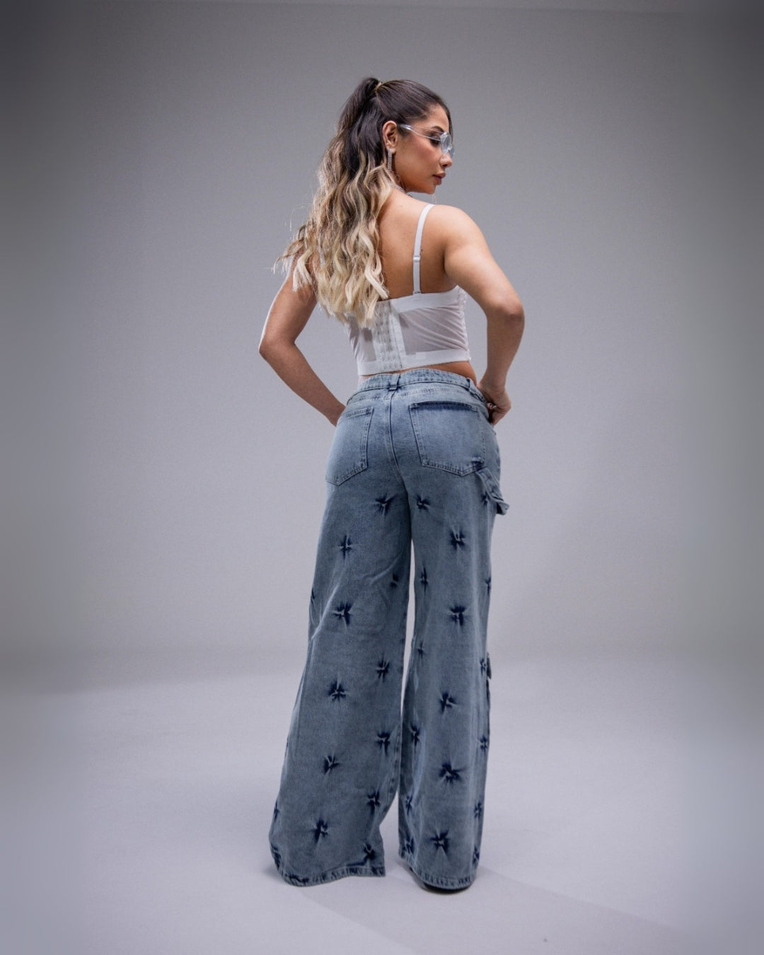 Jean Cargo Bolsillos Frontales