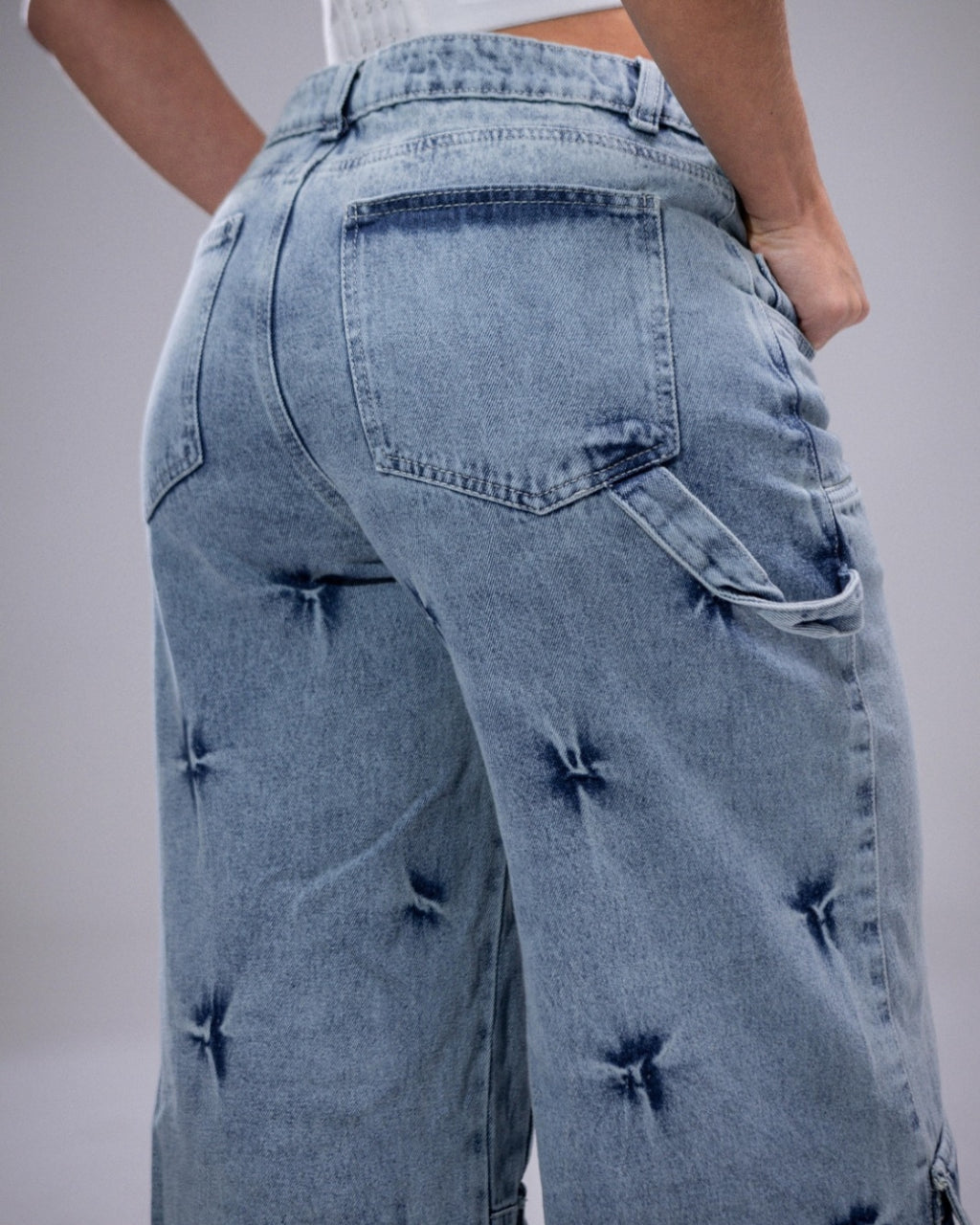 Jean Cargo Bolsillos Frontales