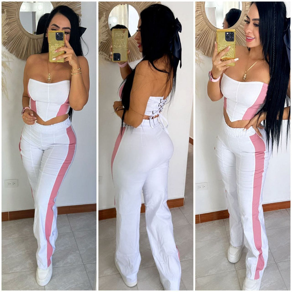 Conjunto Corset Y Pantalon Liz