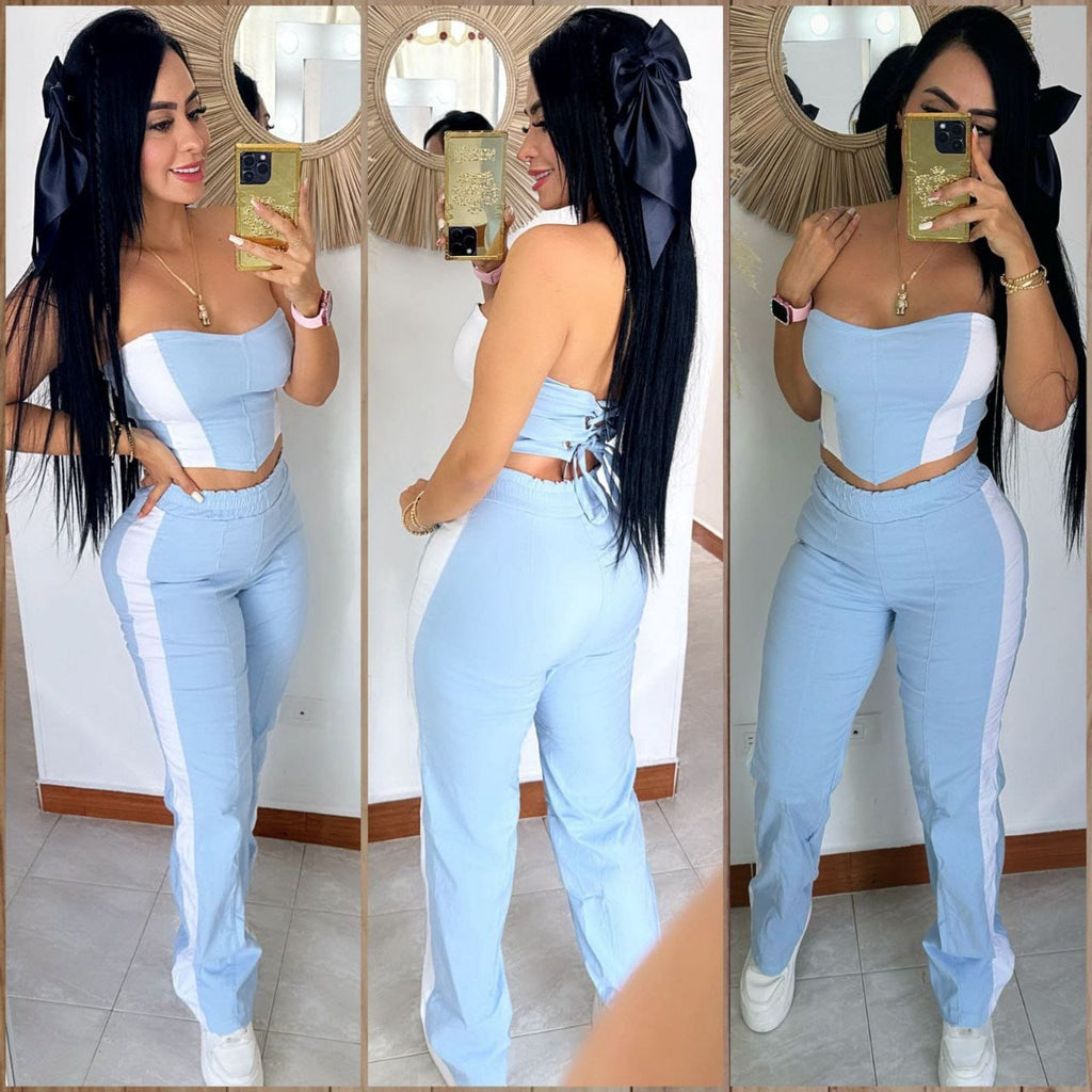 Conjunto Corset Y Pantalon Liz