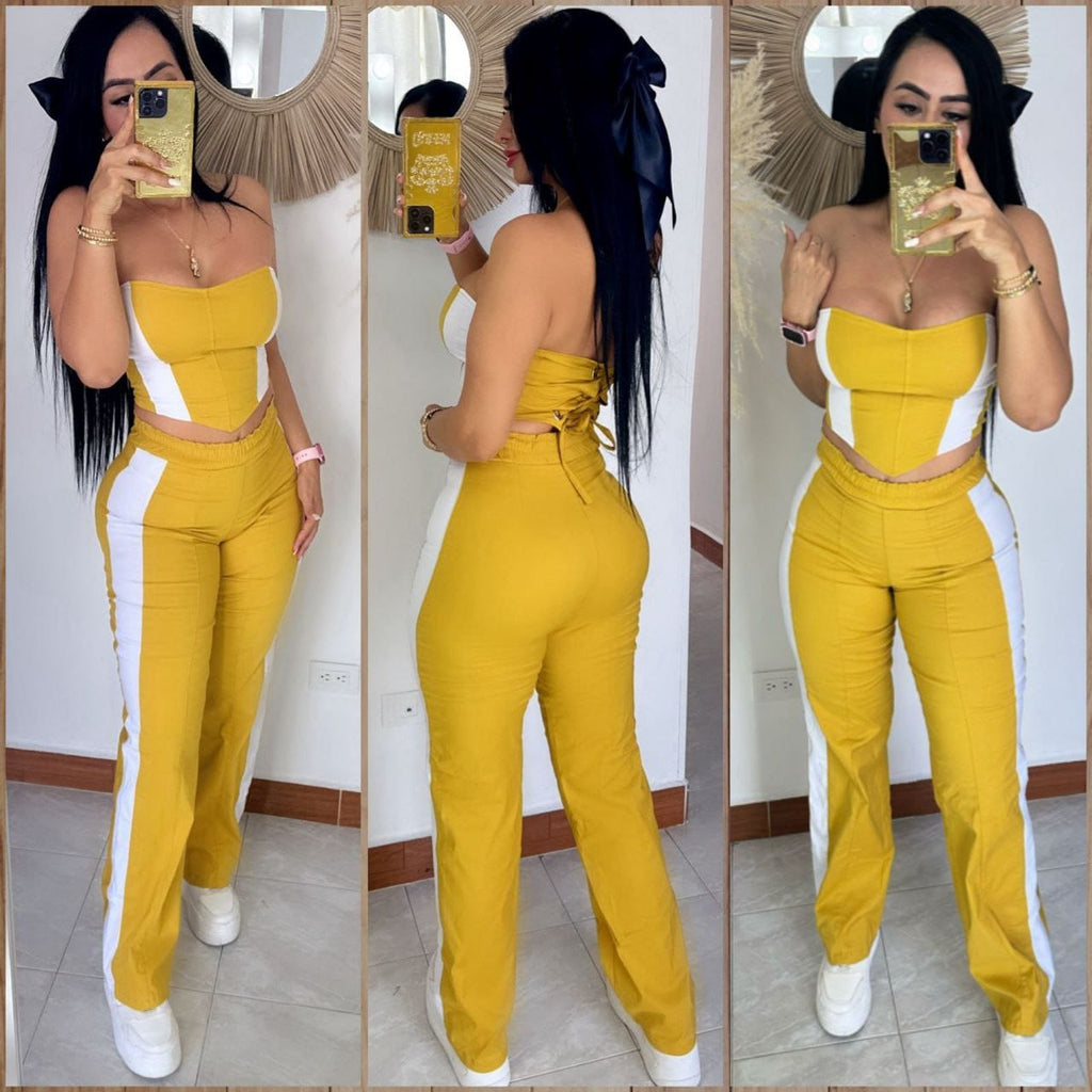 Conjunto Corset Y Pantalon Liz