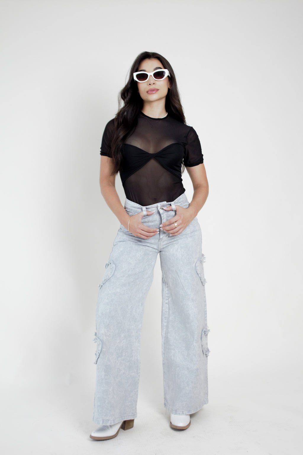 Gray helmet for bikers