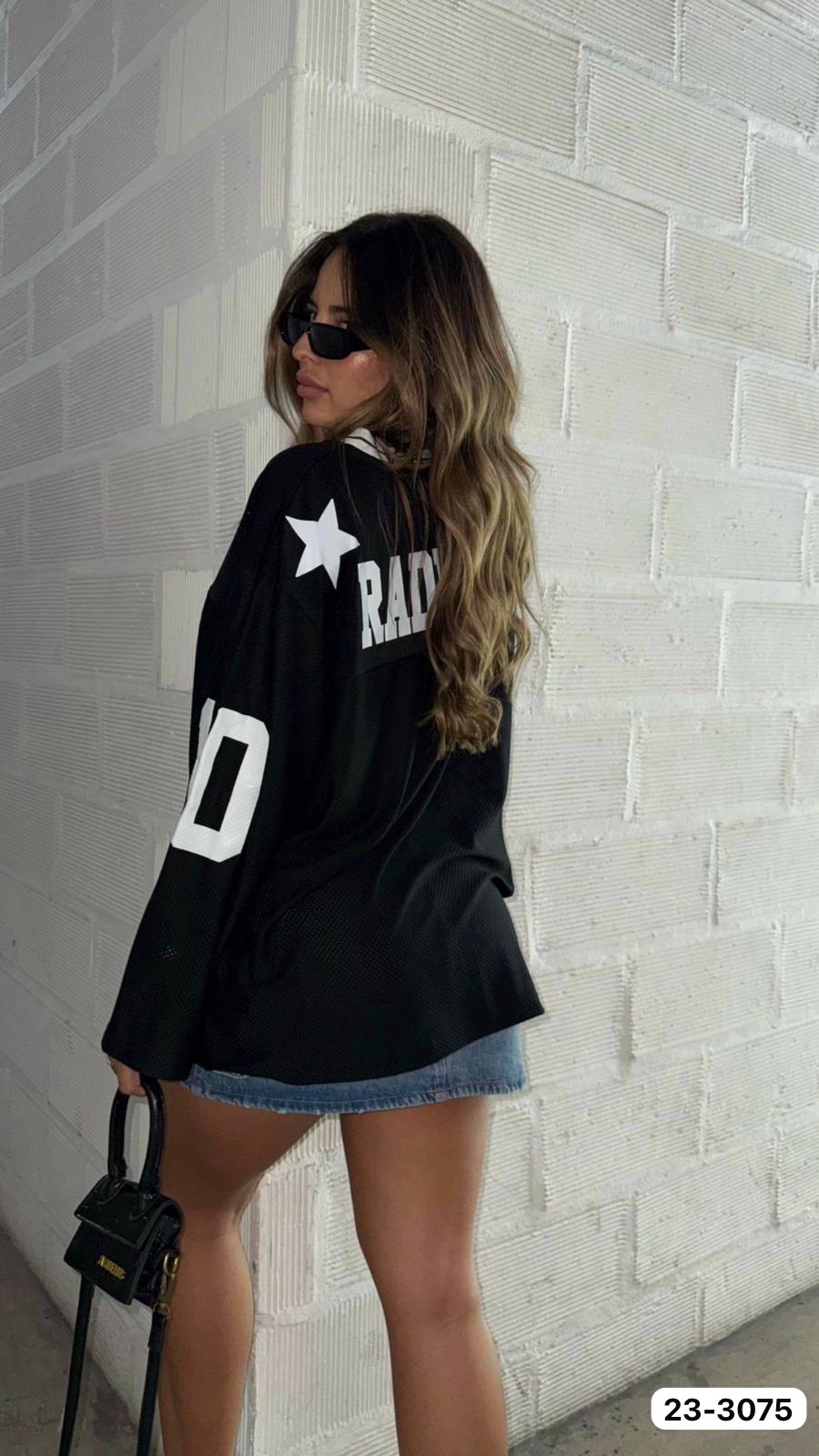 Camiseta Manga Larga Oversize 23-3075
