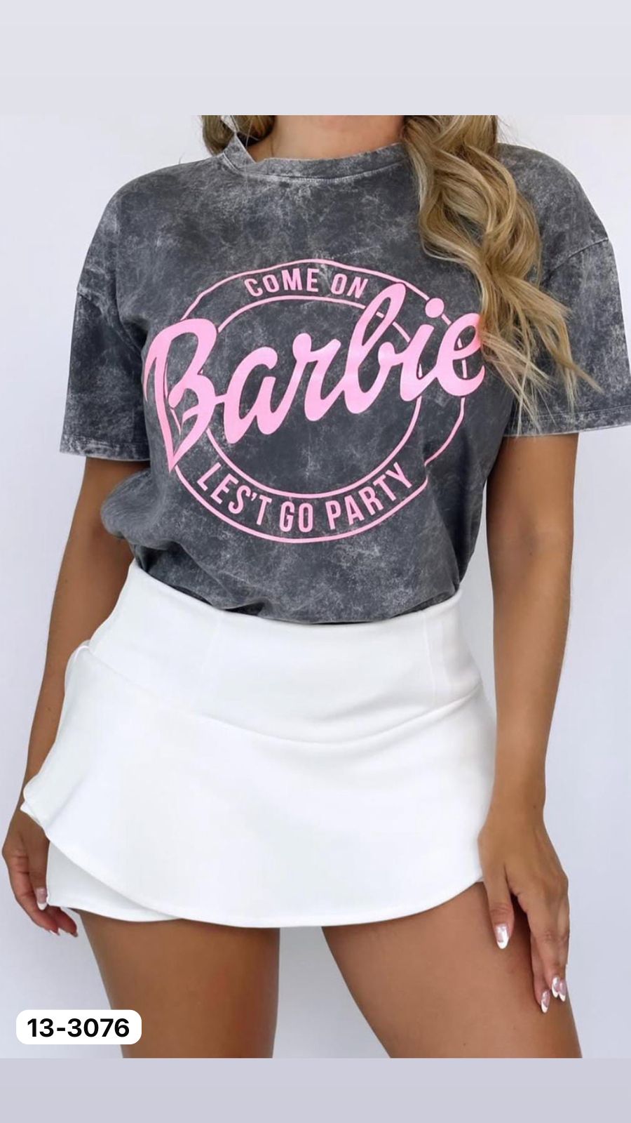 Camiseta Estampado Barbie 13-3076