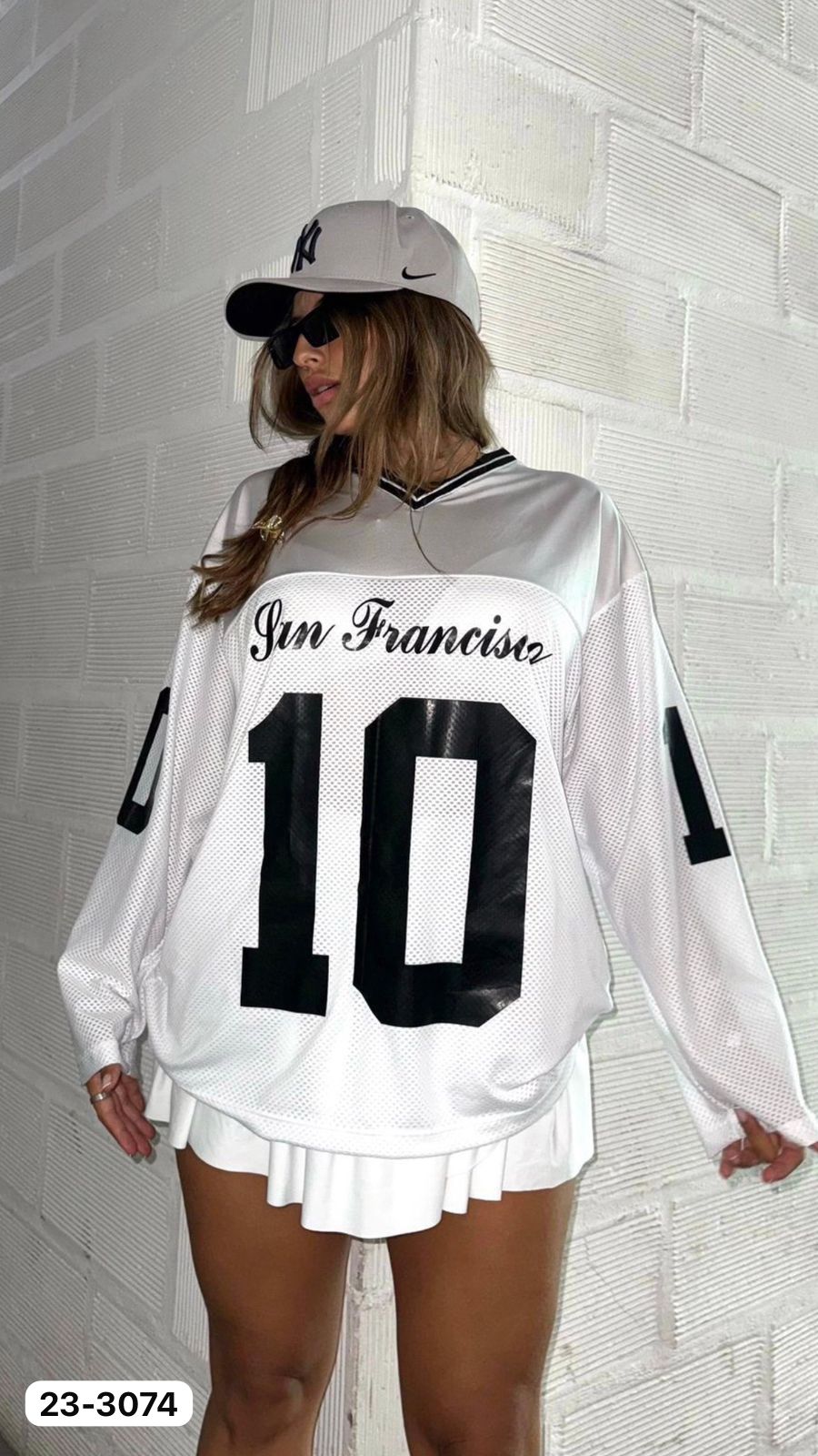 Camiseta Manga Larga Oversize 23-3074