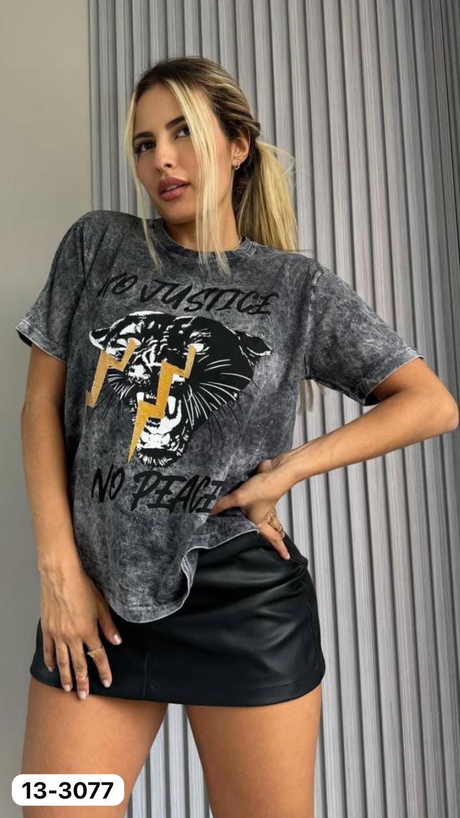 Camiseta Estampado Tigre 13-3077