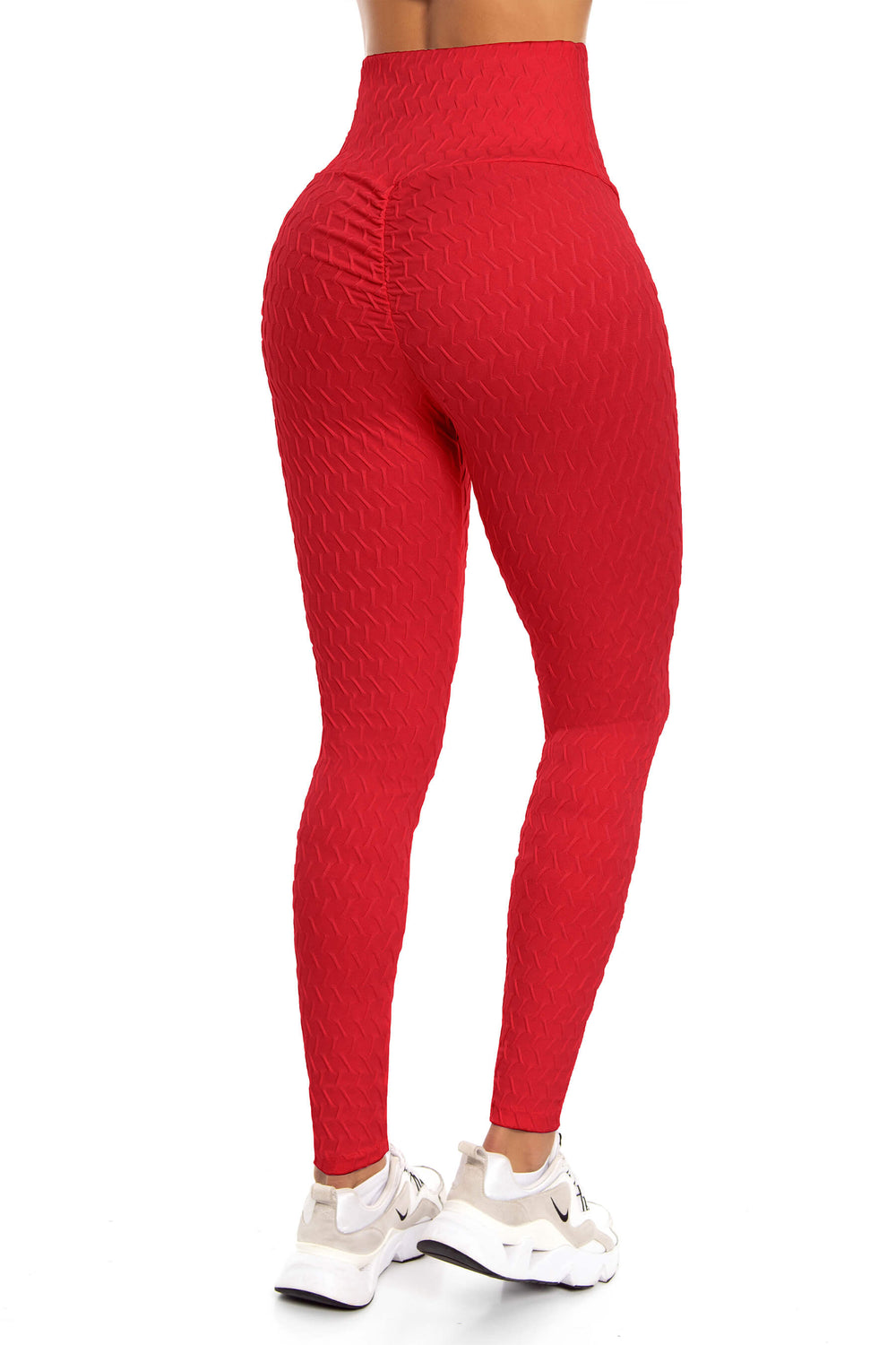 Leggings Deportivo Jacquard Rojo